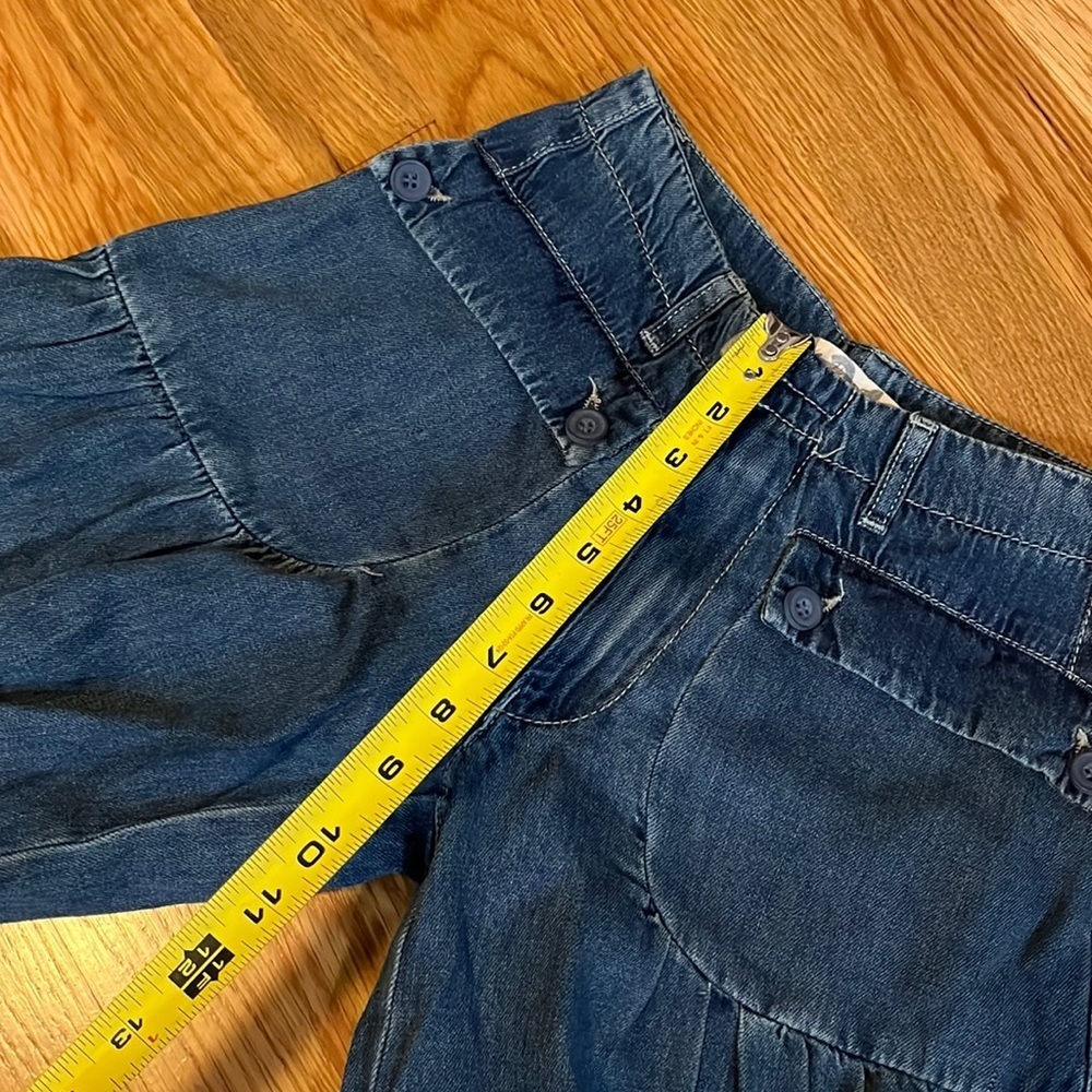 Free People Lotus Jeans Ballon Mid-rise jeans Size 24 NWT - Picture 8 of 14